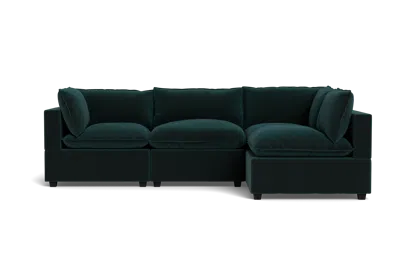 Albany Park Kova Pillow Cushion L-shape In Green