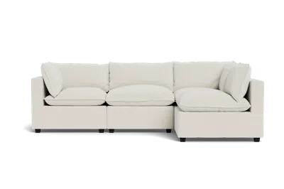 Albany Park Kova Pillow Cushion L-shape In White