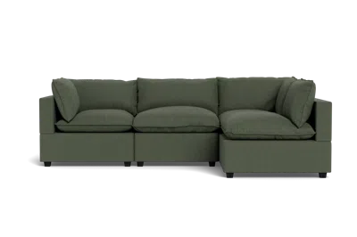 Albany Park Kova Pillow Cushion L-shape In Green