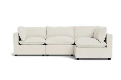 Albany Park Kova Pillow Cushion L-shape In White