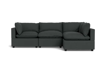 Albany Park Kova Pillow Cushion L-shape In Black