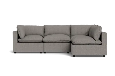 Albany Park Kova Pillow Cushion L-shape In Gray