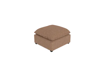 Albany Park Kova Pillow Cushion Ottoman In Brown