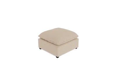 Albany Park Kova Pillow Cushion Ottoman In Neutral