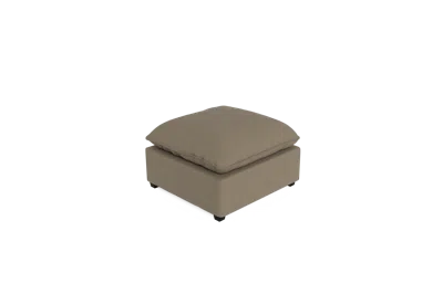 Albany Park Kova Pillow Cushion Ottoman In Brown