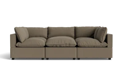 Albany Park Kova Pillow Cushion Pit In Brown