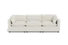 Albany Park Kova Pillow Cushion Sofa 122" In Neutral