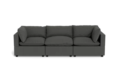 Albany Park Kova Pillow Cushion Sofa 122" In Gray