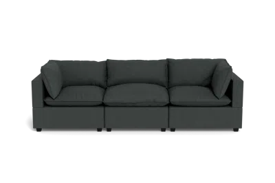 Albany Park Kova Pillow Cushion Sofa 122" In Gray