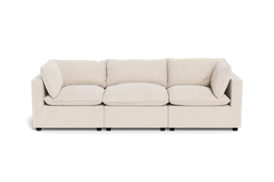 Albany Park Kova Pillow Cushion Sofa 122" In Neutral