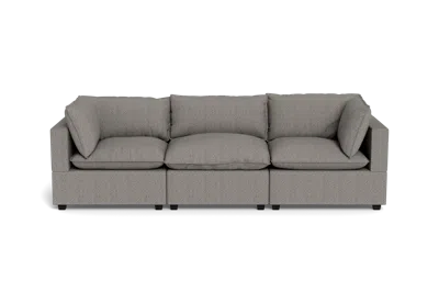 Albany Park Kova Pillow Cushion Sofa 122" In Gray