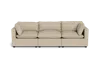 Albany Park Kova Pillow Cushion Sofa 122" In Neutral
