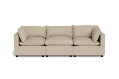 Albany Park Kova Pillow Cushion Sofa 122" In Neutral
