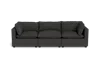 Albany Park Kova Pillow Cushion Sofa 122" In Gray
