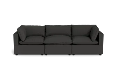 Albany Park Kova Pillow Cushion Sofa 122" In Gray