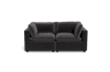 Albany Park Kova Pillow Cushion Sofa 86" In Gray