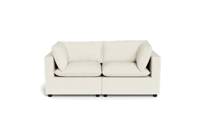 Albany Park Kova Pillow Cushion Sofa 86" In White