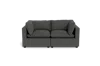 Albany Park Kova Pillow Cushion Sofa 86" In Gray