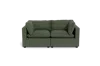 Albany Park Kova Pillow Cushion Sofa 86" In Green