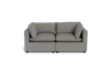 Albany Park Kova Pillow Cushion Sofa 86" In Gray