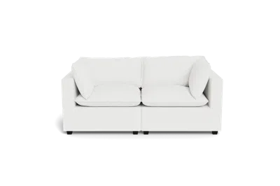 Albany Park Kova Pillow Cushion Sofa 86" In White