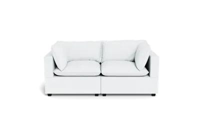 Albany Park Kova Pillow Cushion Sofa 86" In White