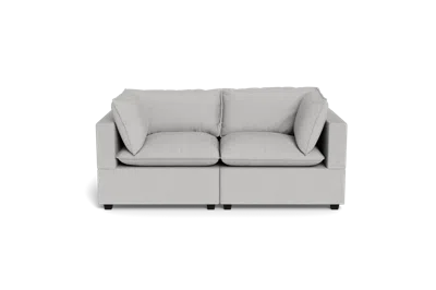 Albany Park Kova Pillow Cushion Sofa 86" In Gray