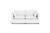Albany Park Kova Pillow Cushion Sofa 86" In White