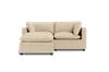 Albany Park Kova Pillow Cushion Sofa 86" + Ottoman In Neutral