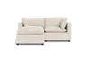 Albany Park Kova Pillow Cushion Sofa 86" + Ottoman In Neutral