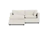 Albany Park Kova Pillow Cushion Sofa 86" + Ottoman In White