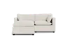 Albany Park Kova Pillow Cushion Sofa 86" + Ottoman In White