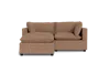 Albany Park Kova Pillow Cushion Sofa 86" + Ottoman In Brown