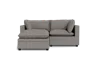 Albany Park Kova Pillow Cushion Sofa 86" + Ottoman In Gray