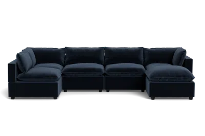 Albany Park Kova Pillow Cushion U-shape In Blue