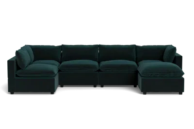 Albany Park Kova Pillow Cushion U-shape In Green