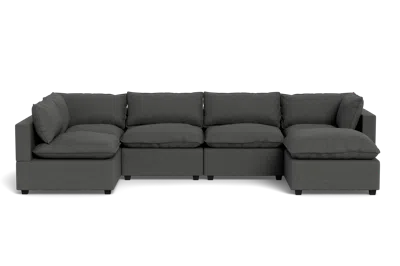 Albany Park Kova Pillow Cushion U-shape In Gray