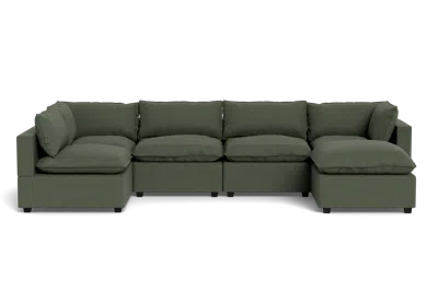 Albany Park Kova Pillow Cushion U-shape In Green