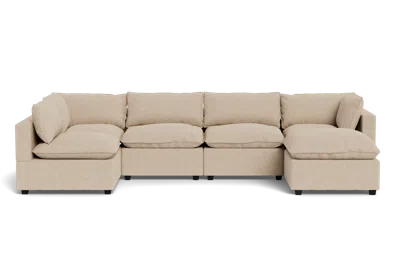 Albany Park Kova Pillow Cushion U-shape In Brown