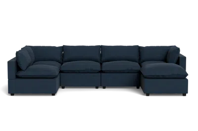 Albany Park Kova Pillow Cushion U-shape In Blue