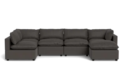 Albany Park Kova Pillow Cushion U-shape In Gray