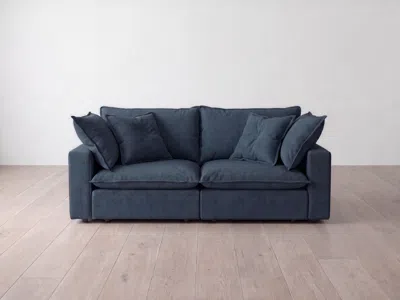 Albany Park Kova Pillow Modular 2-piece Sofa In Blue