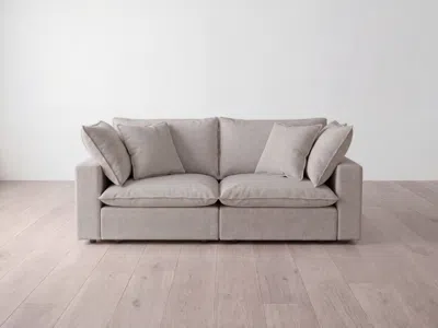Albany Park Kova Pillow Modular 2-piece Sofa In Gray