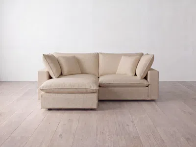 Albany Park Kova Pillow Modular 2-piece Sofa + Ottoman In Brown