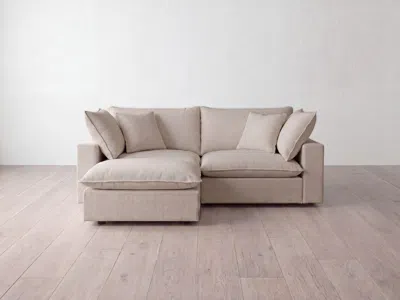 Albany Park Kova Pillow Modular 2-piece Sofa + Ottoman In Neutral