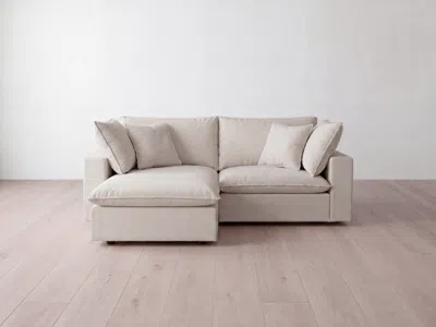Albany Park Kova Pillow Modular 2-piece Sofa + Ottoman In Neutral