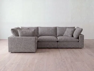 Albany Park Kova Pillow Modular 4-piece L-sectional In Gray