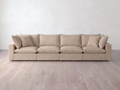 Albany Park Kova Pillow Modular 4-piece Sofa In Brown