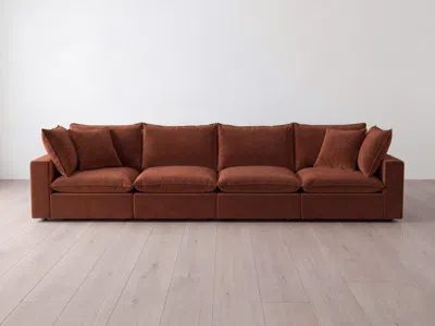 Albany Park Kova Pillow Modular 4-piece Sofa In Pink