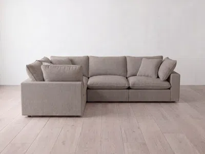 Albany Park Kova Pillow Modular 5-piece L-sectional In Gray